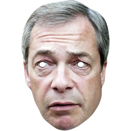 Download Nigel Farage Version 2 Mask Personalised And Celebrity Masks Next Day Delivery PSD Mockup Templates