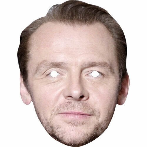 Simon Pegg Mask - Personalised and Celebrity Face Masks - Next Day Delivery