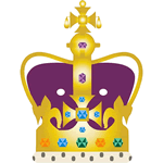 Coronation Crown Emoji Crown Face Mask