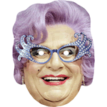 Dame Edna Everidge Card Face Mask