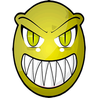 Scary Halloween Emoji Fancy Dress Face Mask
