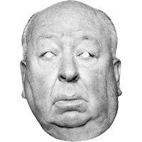 Alfred Hitchcock Face Mask