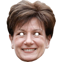 Diane James UKIP Politician Card Face Mask