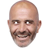 Enzo Maresca Football Manager Card Face Mask