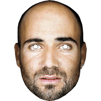 Andre Agassi Tennis Mask