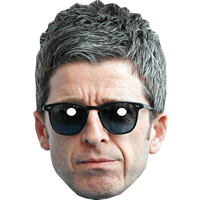 Noel Gallagher Oasis Fancy Dress Party Facemask