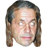 Bret Hitman Hart WWE Wrestler Card Facemask