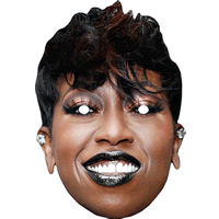 Missy Elliott Rapper Fancy Dress Face Mask