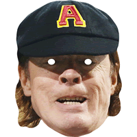 Angus Young ACDC Singer Fancy Dress Facemask