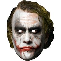 Heath Ledger The Joker Fancy Dress Facemask