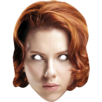 Scarlett Johansson - Black Widow Actor Card Facemask