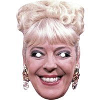 Bet Lynch - Julie Goodyear - Coronation Street Card Facemask