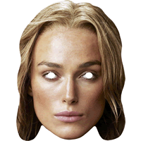 Keira Knightley - Pirates Of The caribbean Card Facemask