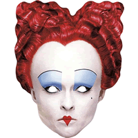 Helena Bonham Carter - Queen of Hearts Card Facemask