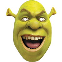 Shrek Fancy Dress Card Facemask