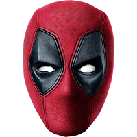 Deadpool Fancy Dress Card Facemask