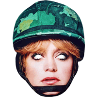 Goldie Hawn - Private Benjamin Card Facemask