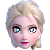 Elsa From Frozen Fancy Dress Facemask