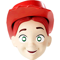 Jessie - Toy Story Cartoon Fancy Dress Facemask