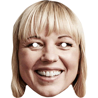 Sara Cox Celebrity Card Facemask