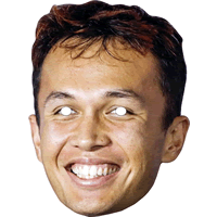 Alex Albon Formula 1 Racing Driver Facemask