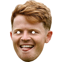 Ollie Pope Cricket Ashes Card Facemask