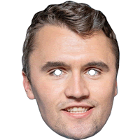 Charlie Kirk Politician Card Face Mask