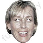 Martina Navratilova Tennis Mask