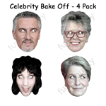 Celebrity Bake Off - Pack of 4 Masks